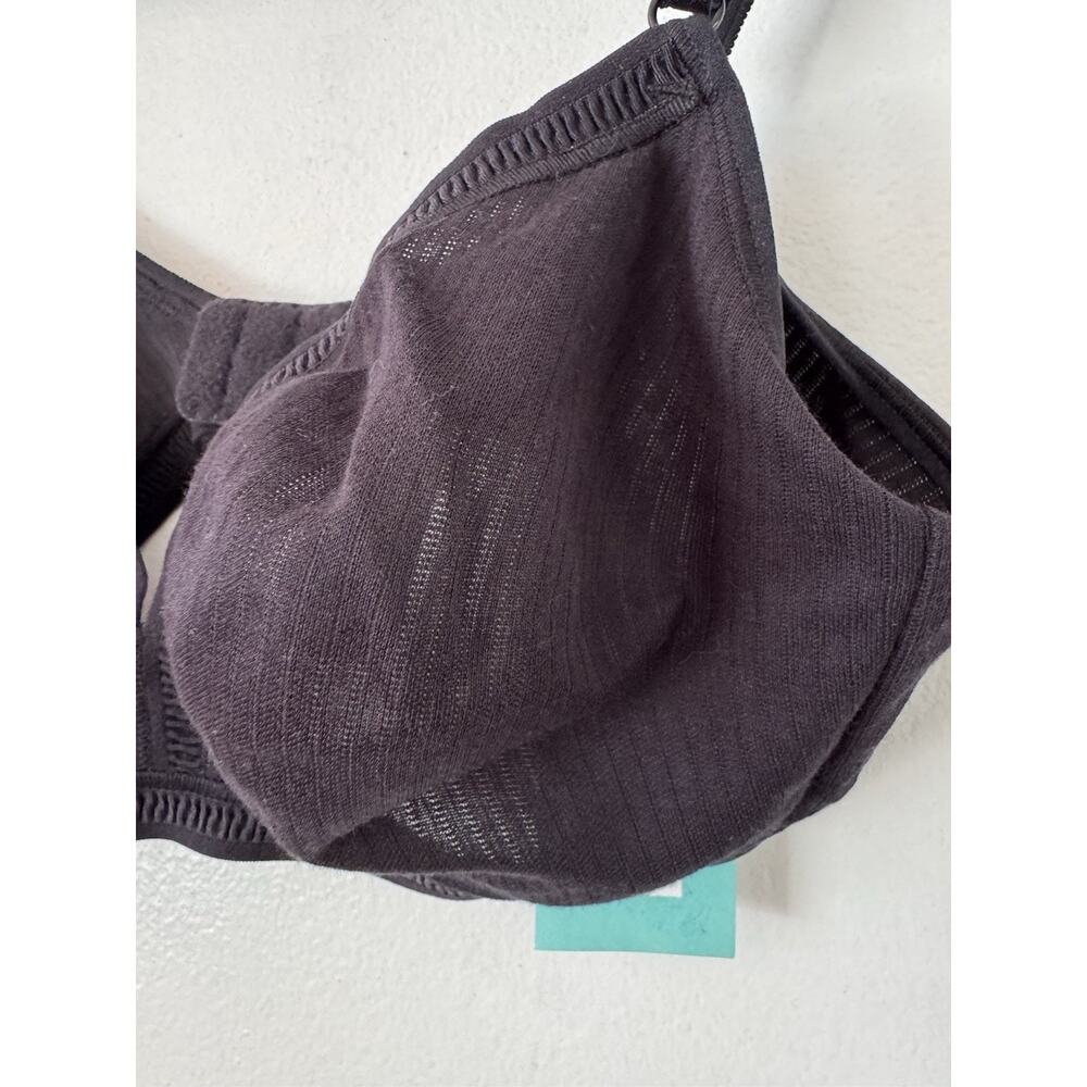 NWT Dorina Tiffany Non Padded Ribbed Bra Black Size 36B - Picture 5 of 8
